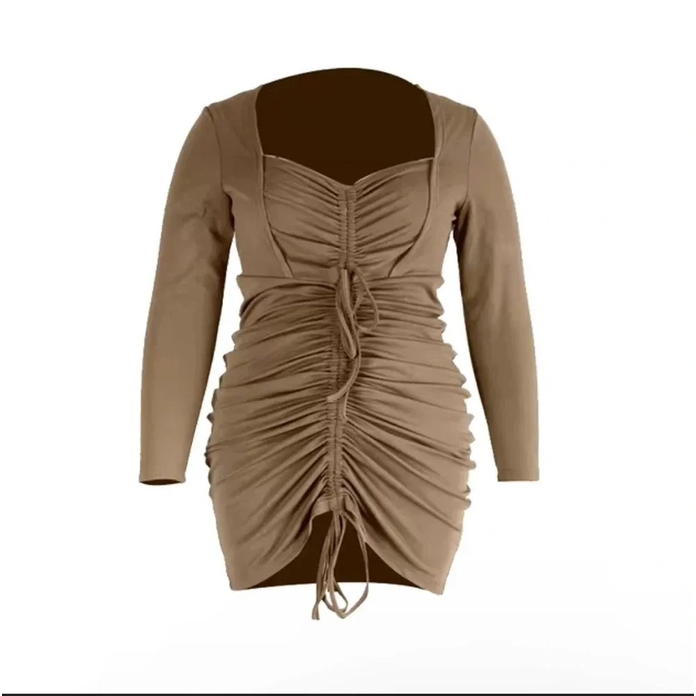 NEW💕 Plus Size Drawstring Dress - Picture 2 of 8
